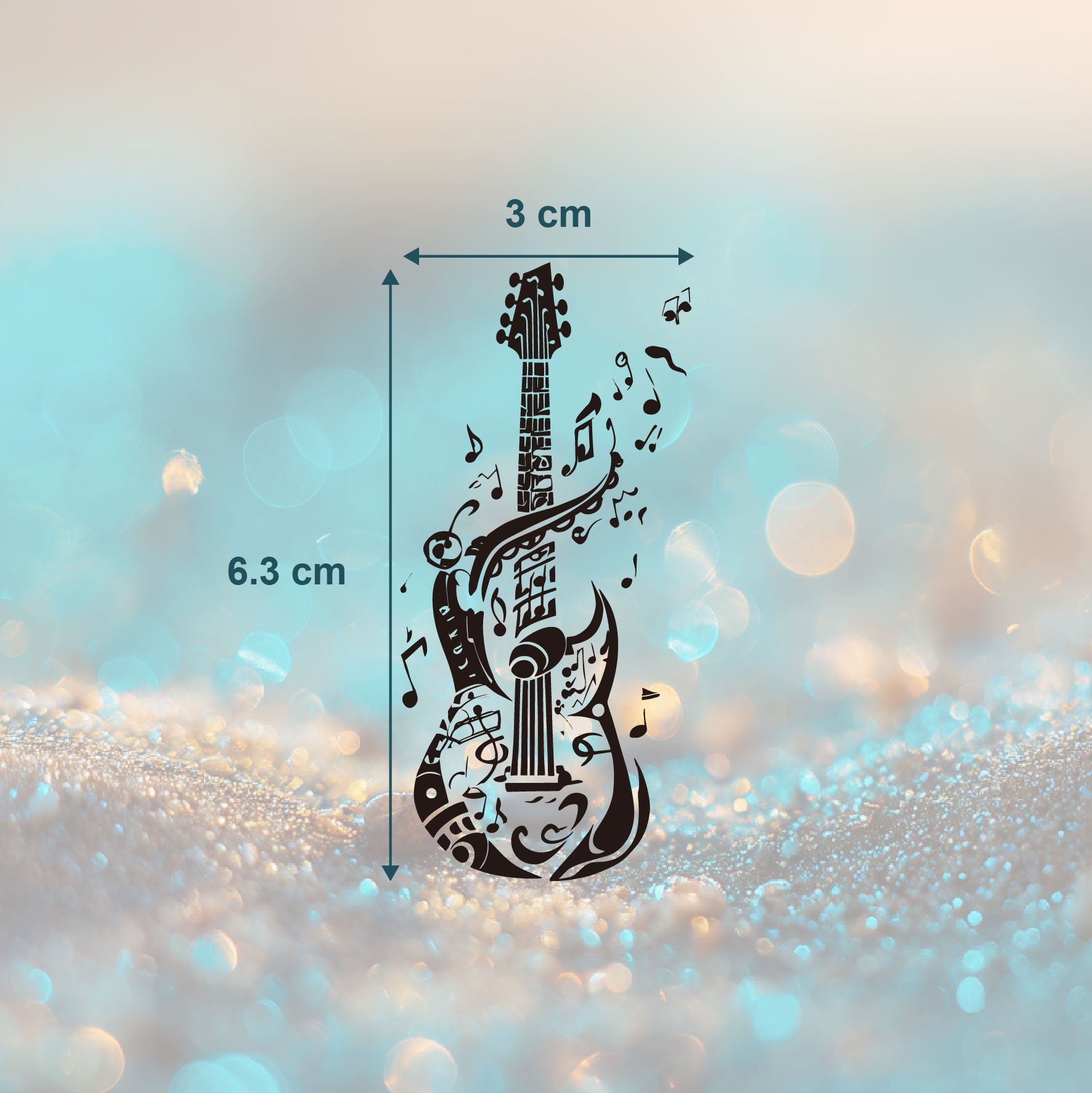 Tanzende Noten Tattoo