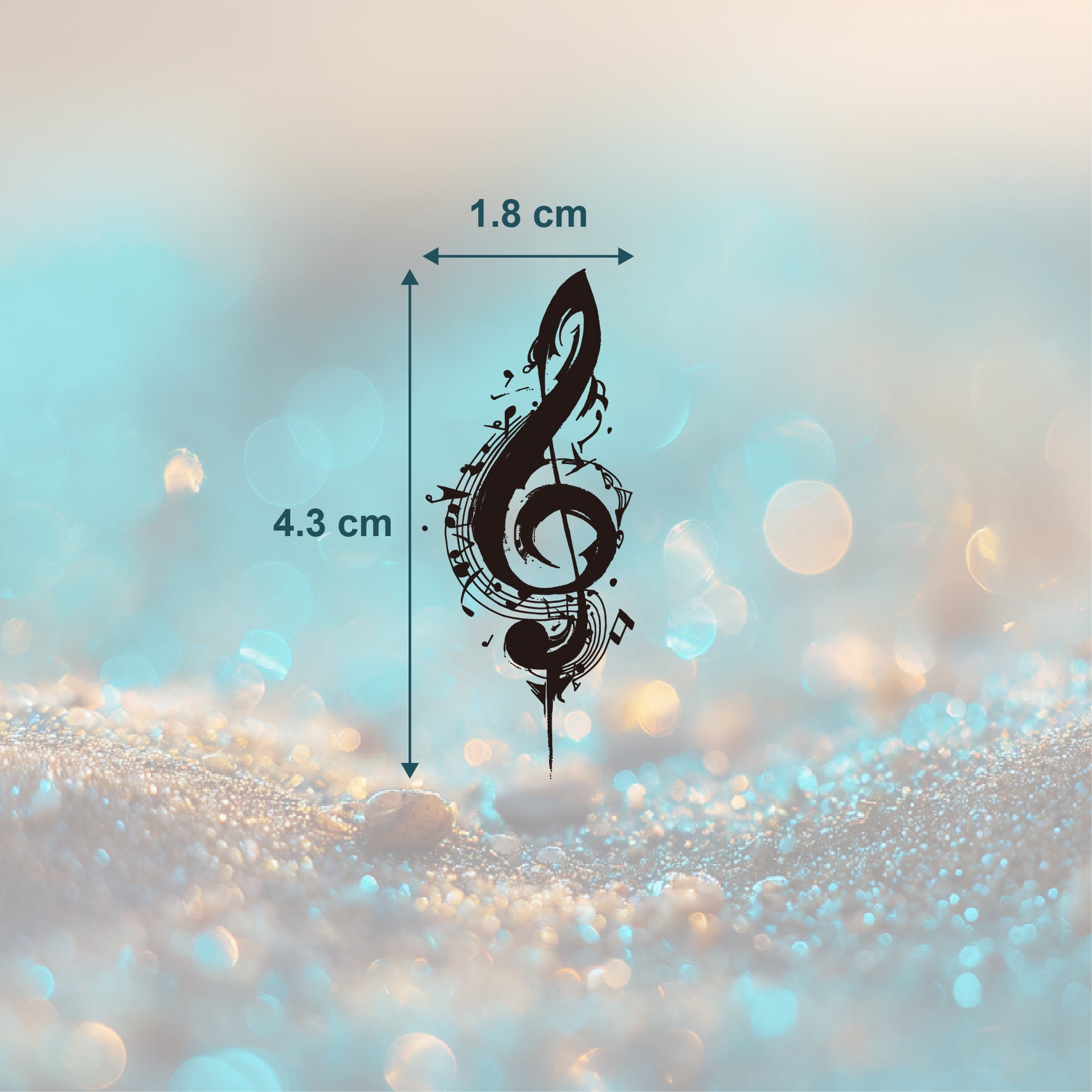 Violinschlüssel Tattoo