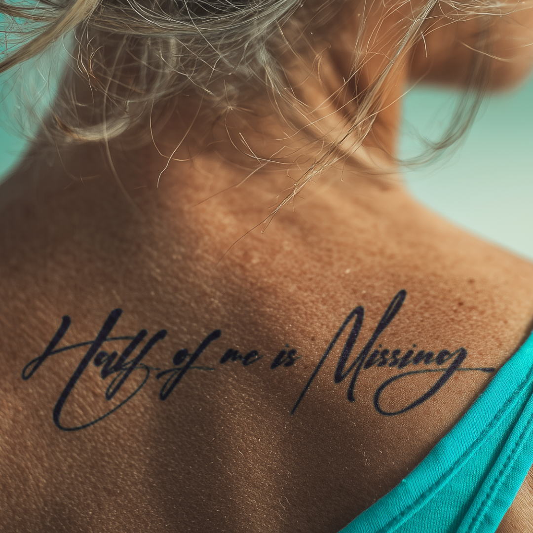 Half of me is missing Tattoo