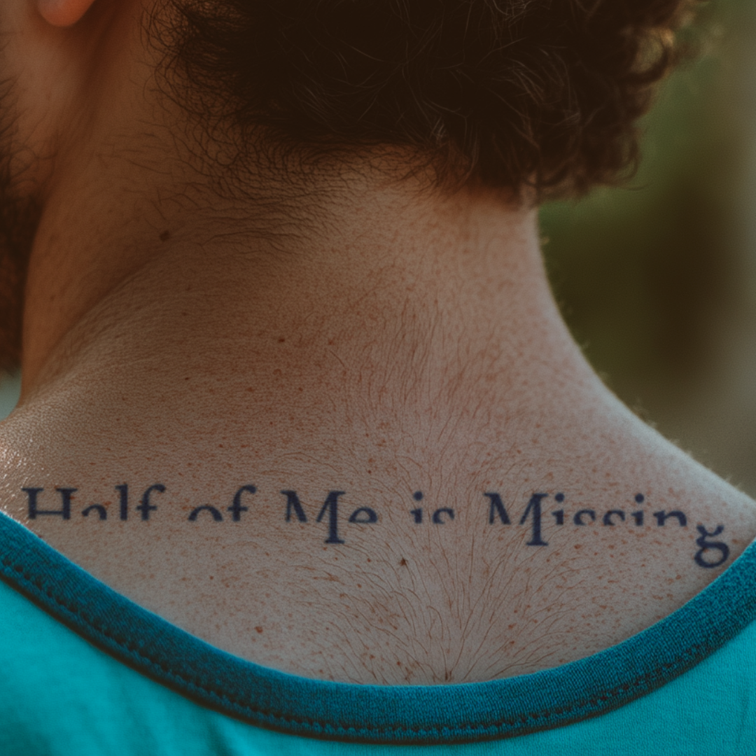 Half of me is missing Tattoo