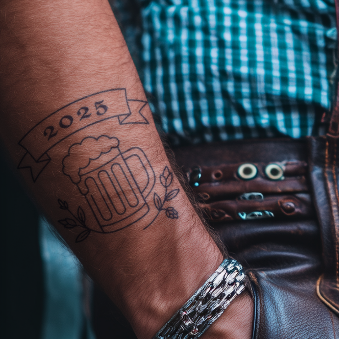 Bierkrug 2025 Tattoo