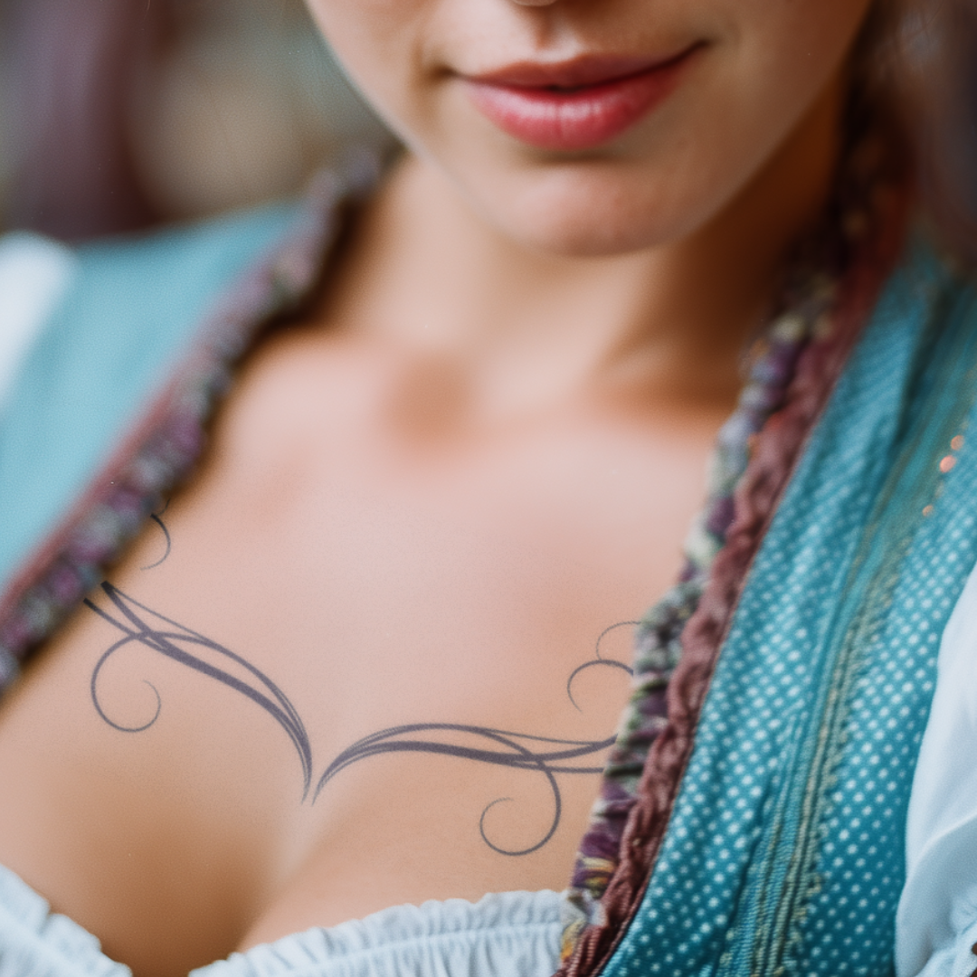 Delicate Vine Tattoo