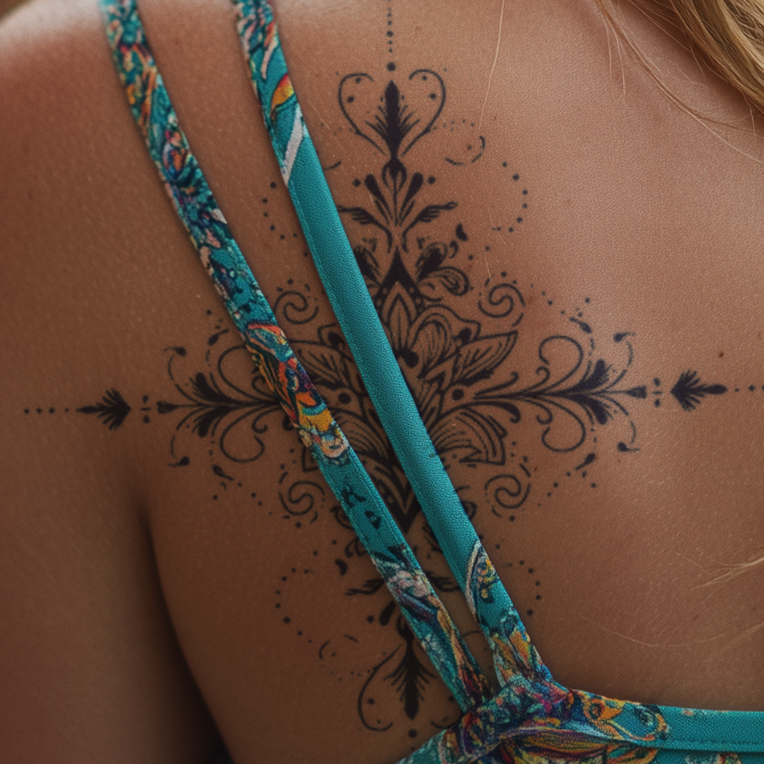 Geometric Flow Tattoo