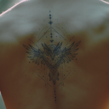 Geometric Owl Tattoo