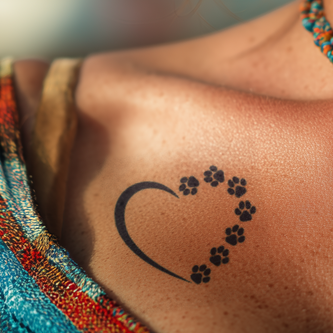 Pawfect Love Tattoo
