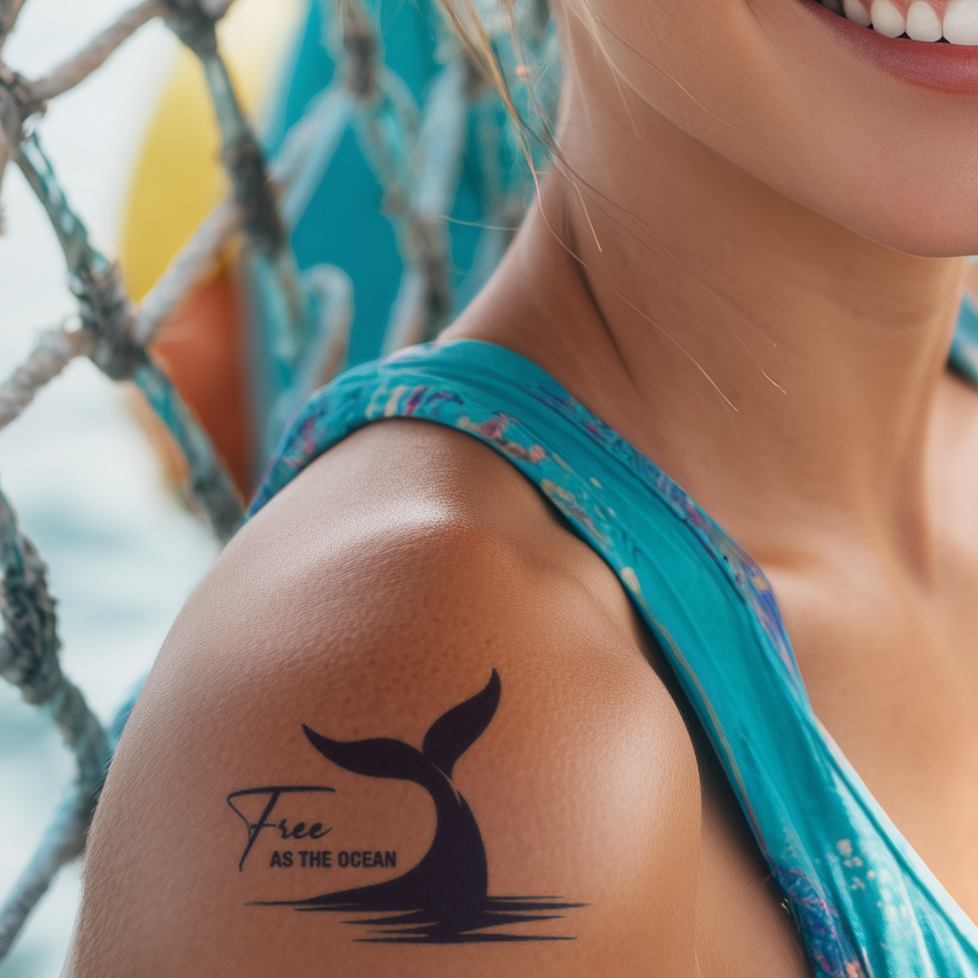 Free as the Ocean Tattoo