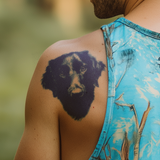 Flat Coated Tattoo