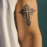 Tribal Cross Tattoo