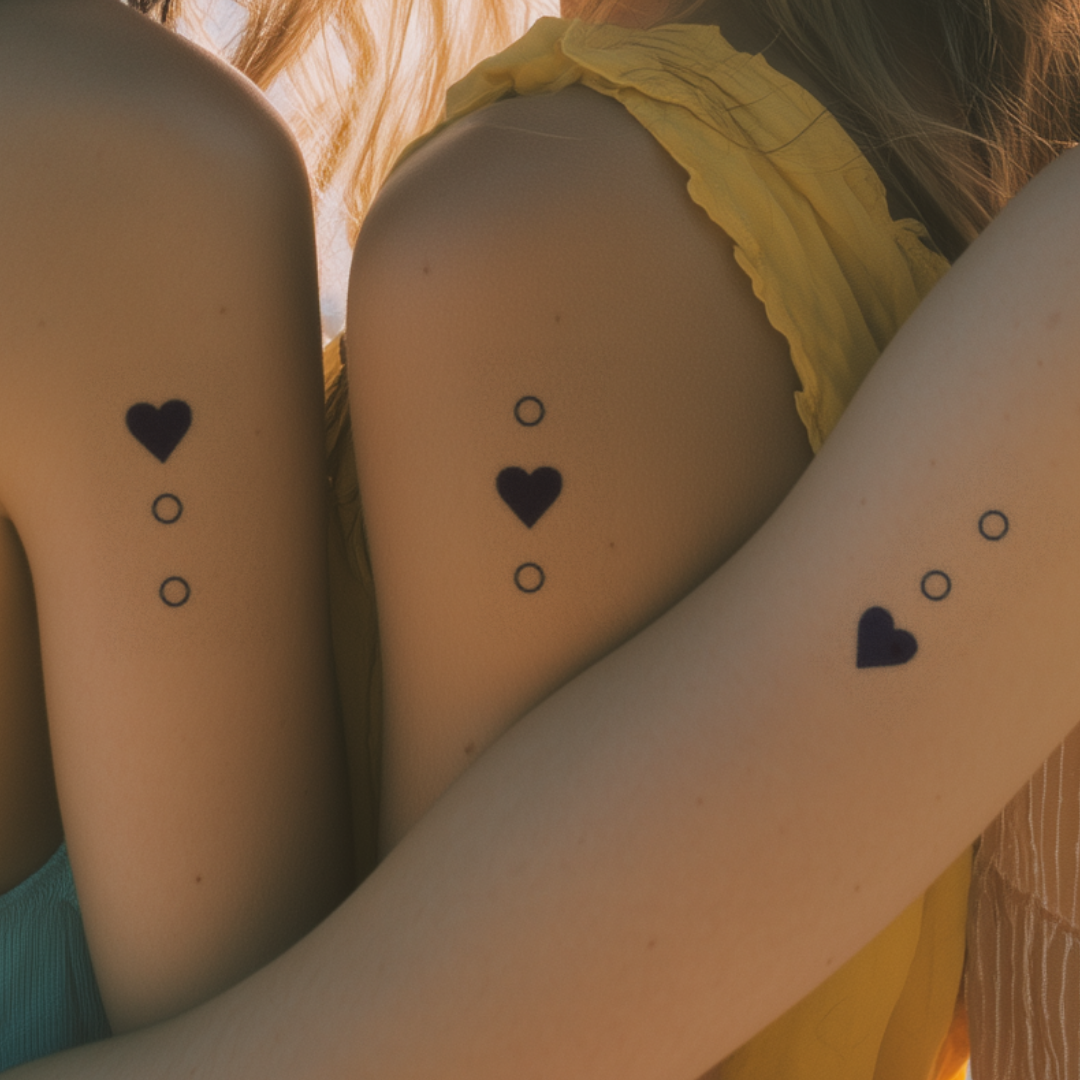 Slot Machine Heart Tattoo