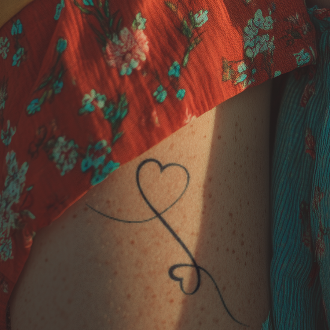 Flowing Love Tattoo