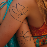 Verbundener Schmetterling Tattoo
