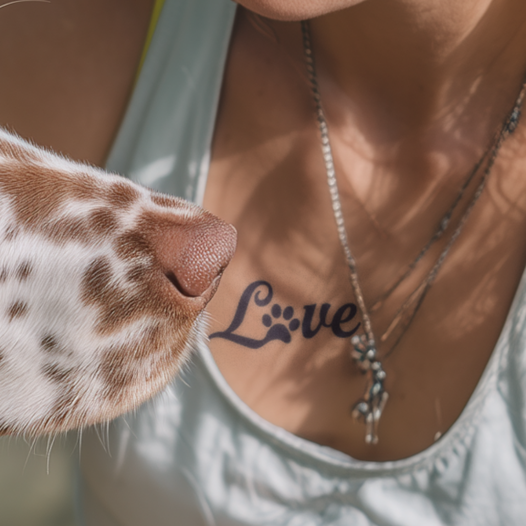 Love Paw Tattoo
