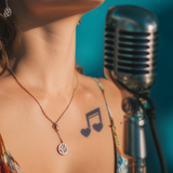 Noten mit Herzen Tattoo