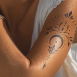 Moon Geometry Tattoo