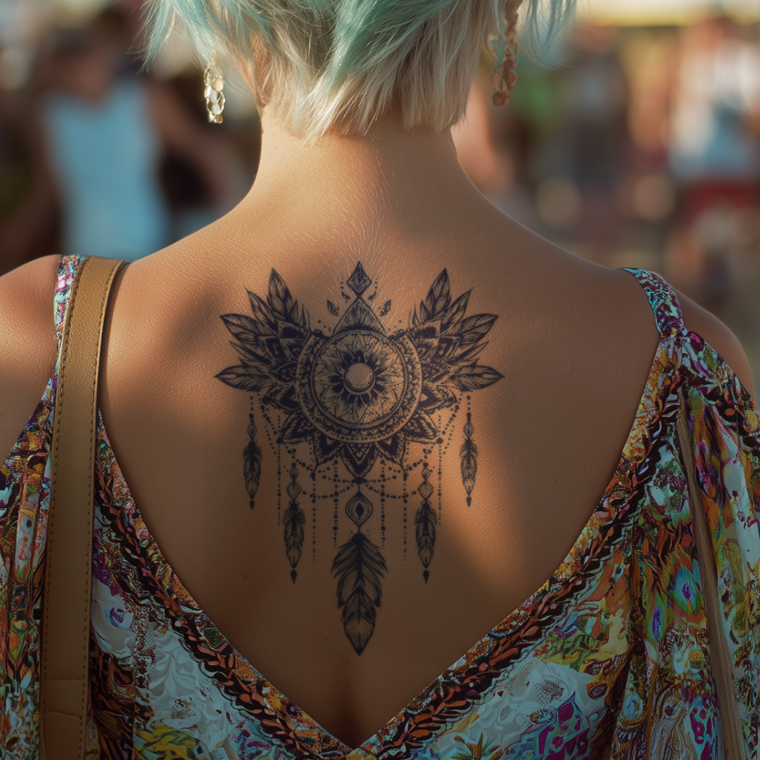 Tribal Mandala Tattoo