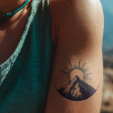 Mountain Sun Tattoo