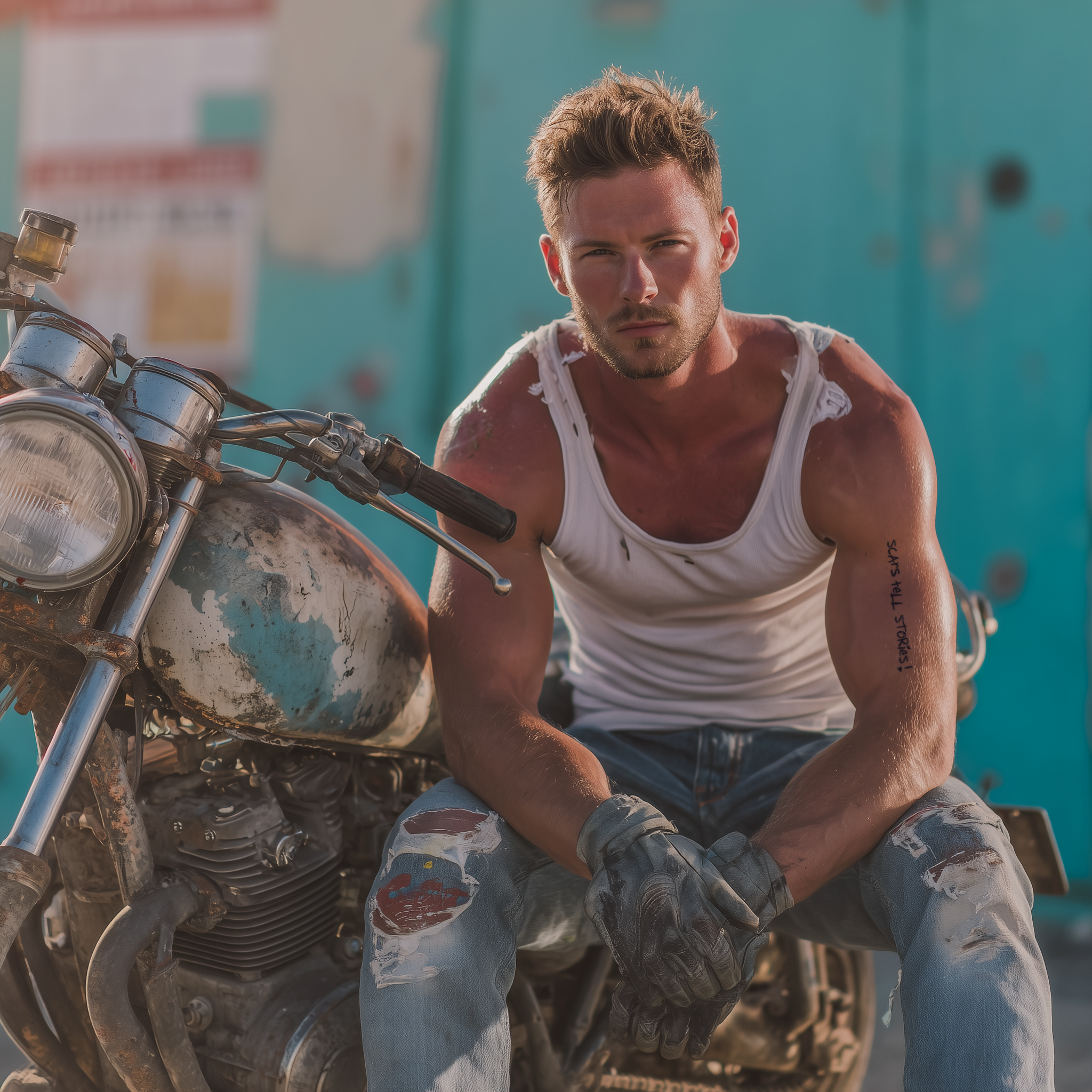 Scars tell stories! Tattoo