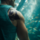 Einsamer Wolf Tattoo