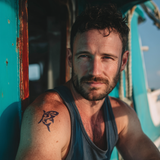 Kreativer Fluss Tattoo