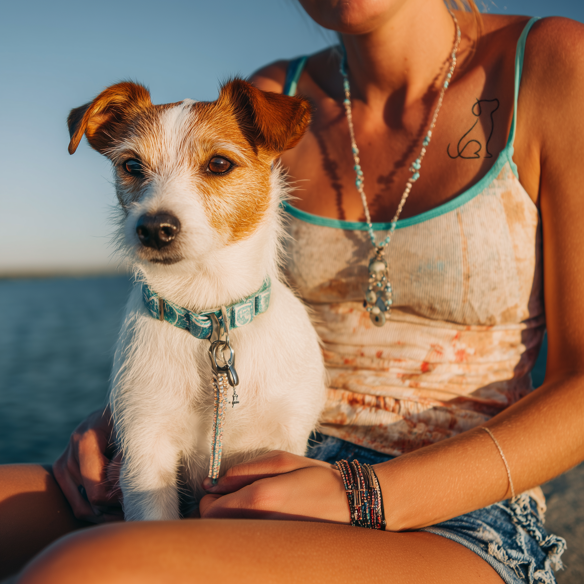 Minimalist Pup Tattoo