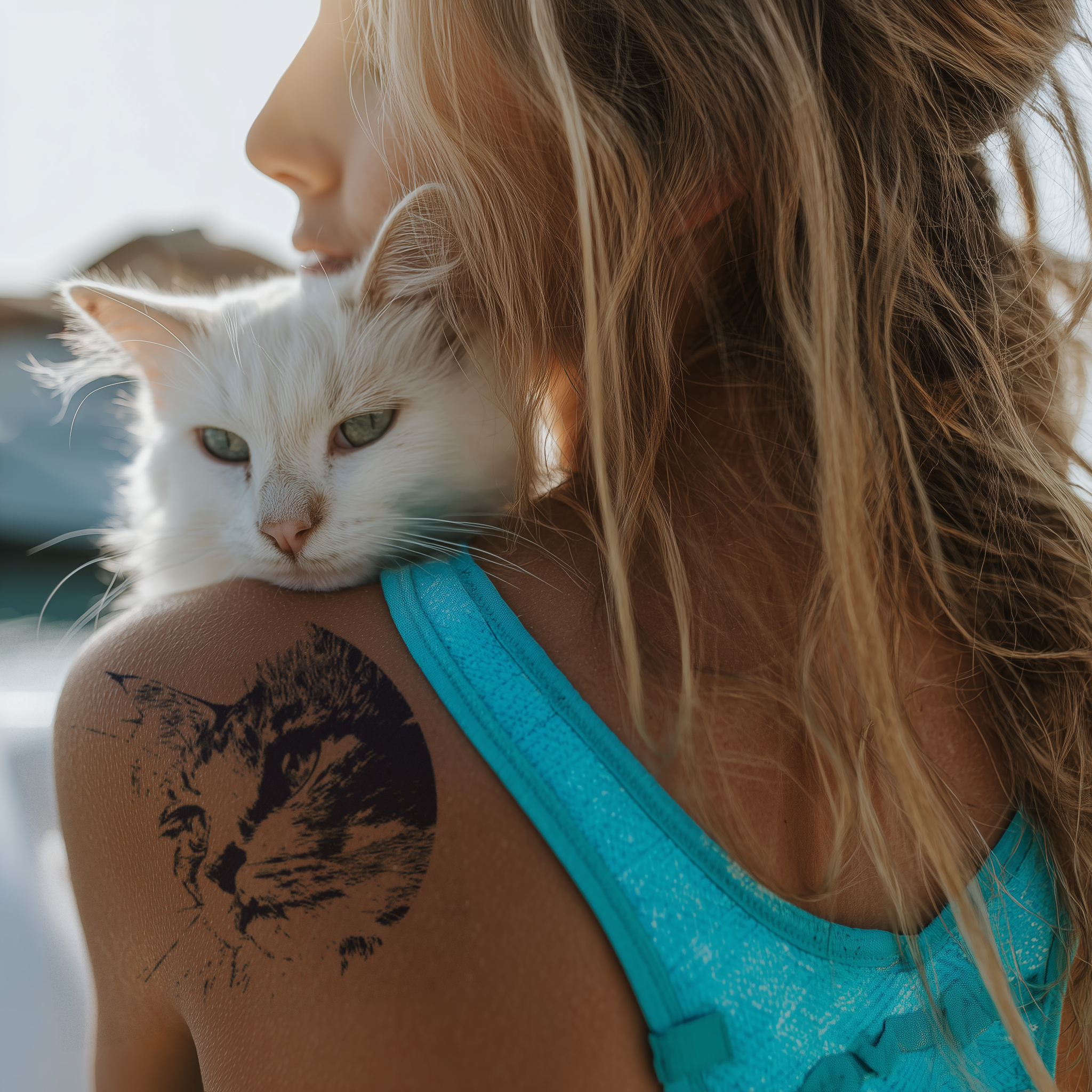 Stolzer Stubentiger Tattoo