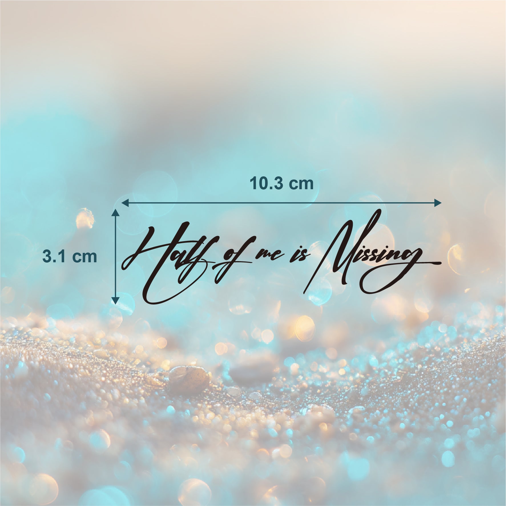 Half of me is missing Tattoo