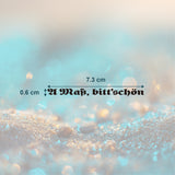 A Maß, bitt'schön Tattoo