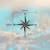 Einfacher Kompass Tattoo