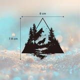 Einsamer Wolf Tattoo