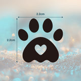 Pfötchen mit Herz Tattoo