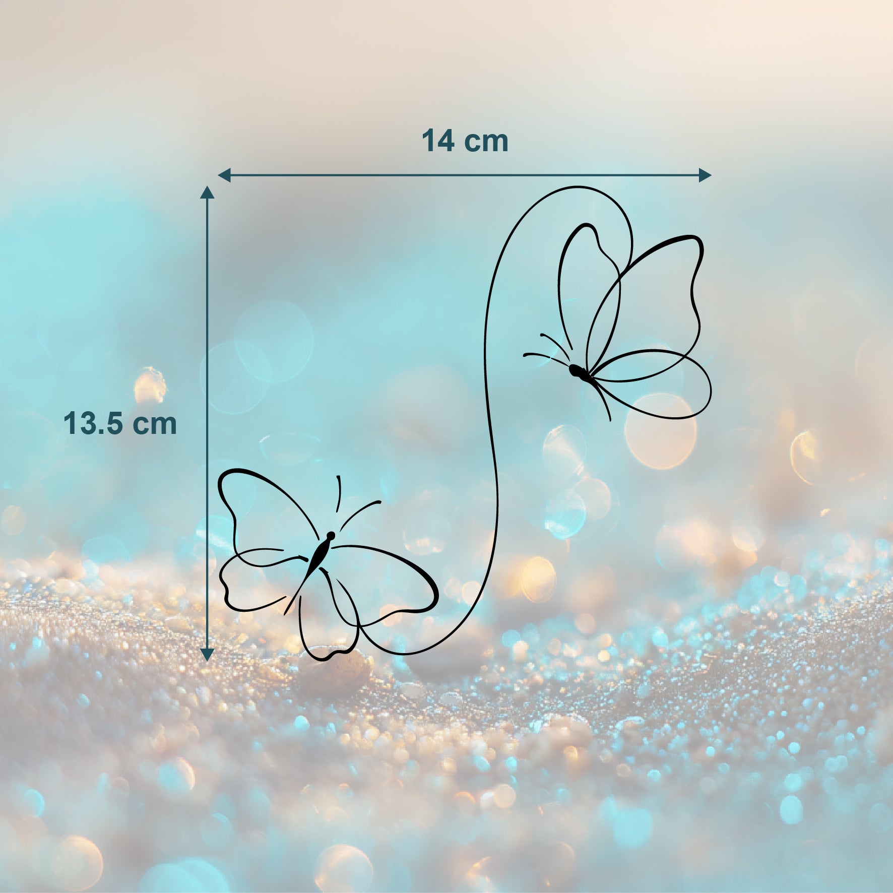 Verbundener Schmetterling Tattoo