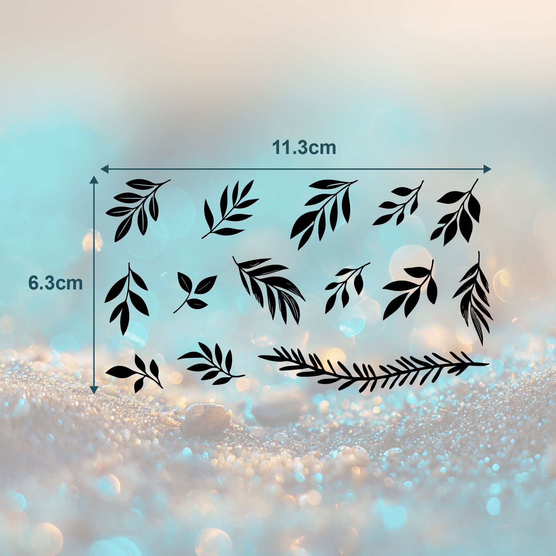 Blattwerk Set Tattoo