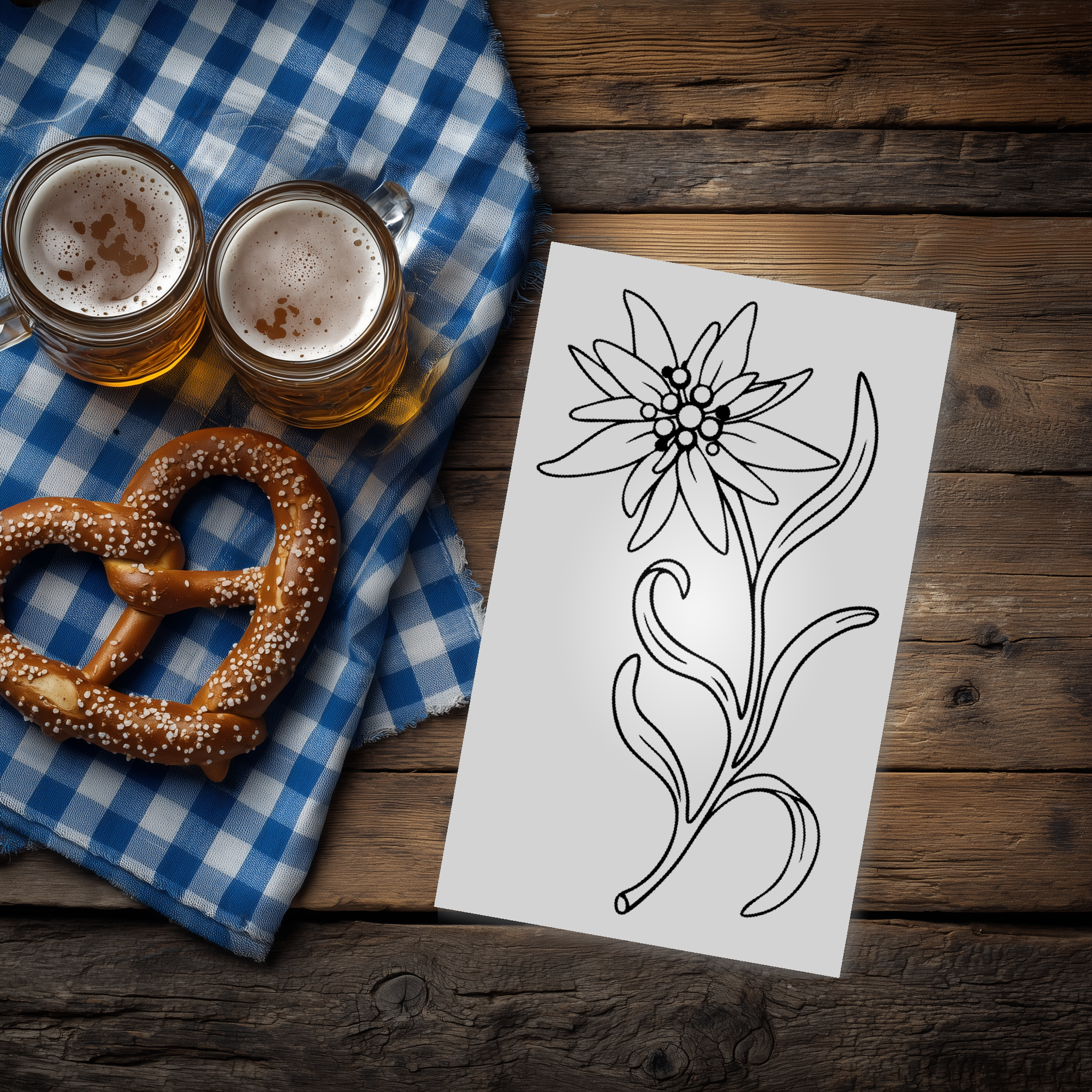 Edelweiss Blume Tattoo