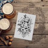 Bierkrug Star Tattoo