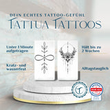 Oriental Grace Floral Tattoo