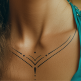 Elegant Neckless Tattoo