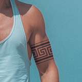 Geometric Border Tattoo