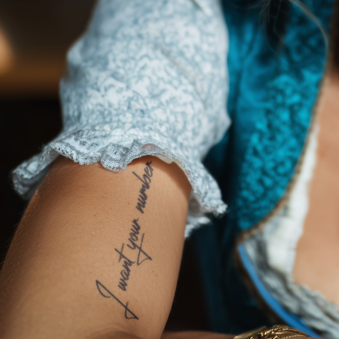 I want your number Tattoo