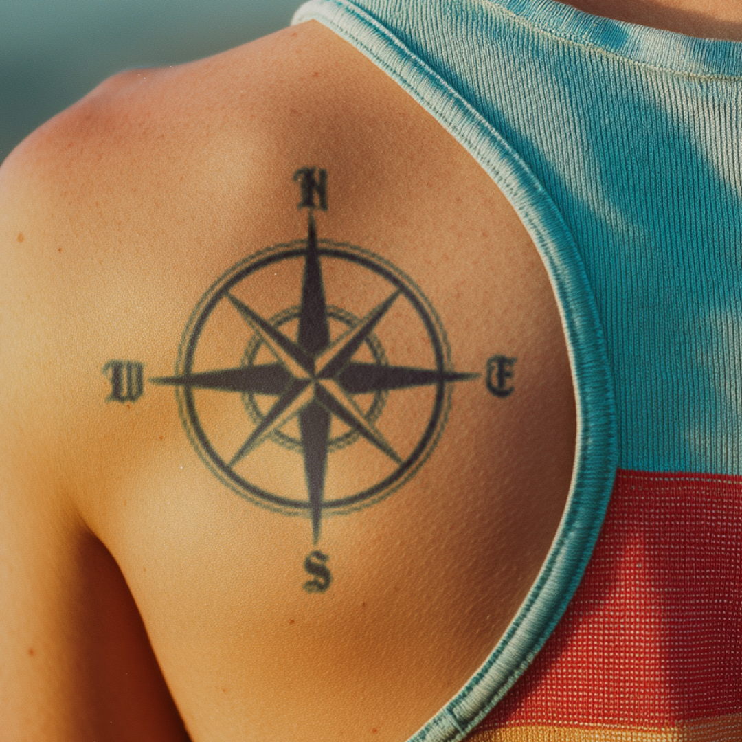Kompass Tattoo