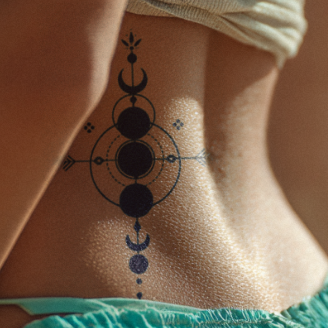 Lunar Cycle Tattoo