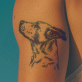 Dog Portrait Tattoo