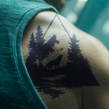 Einsamer Wolf Tattoo