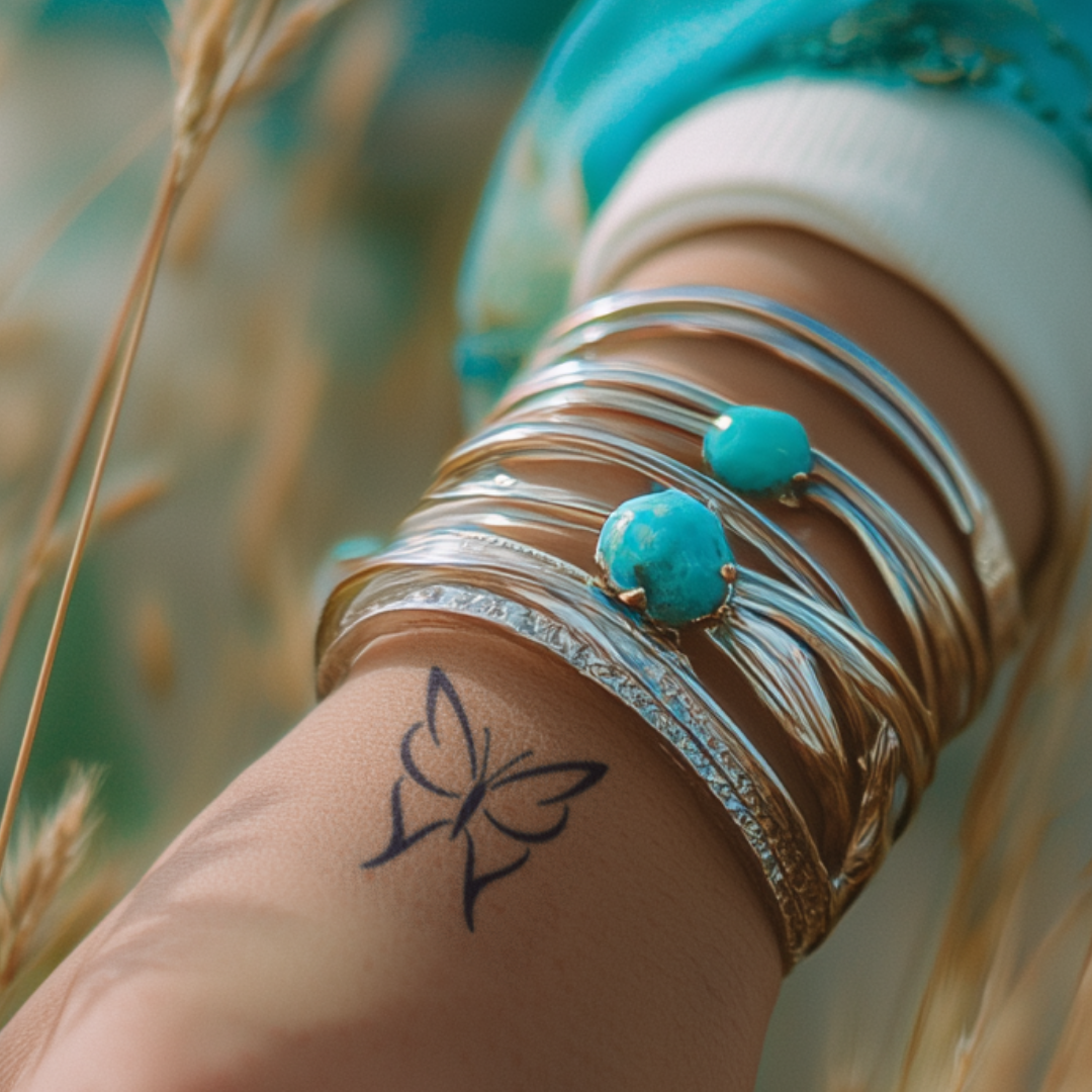 Verspielter Schmetterling Tattoo