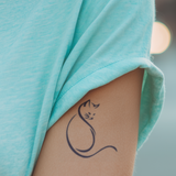 The Purrfect Pose Tattoo