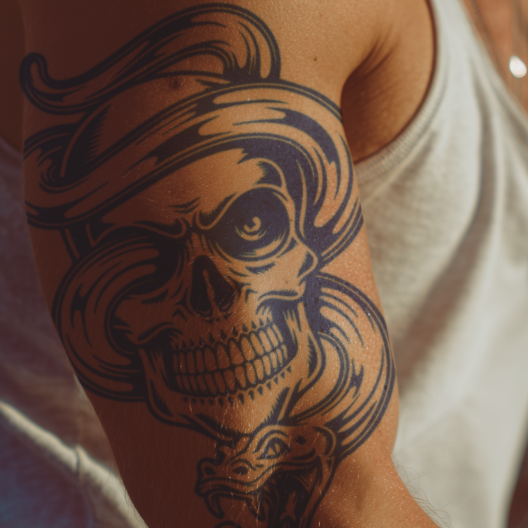 Skull of Evil Tattoo