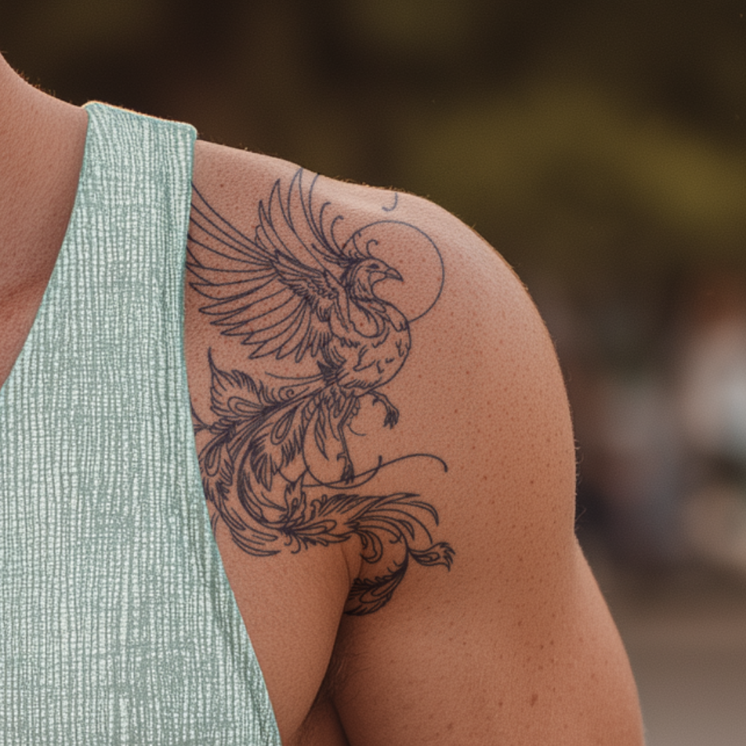 Phoenix Awakening Tattoo