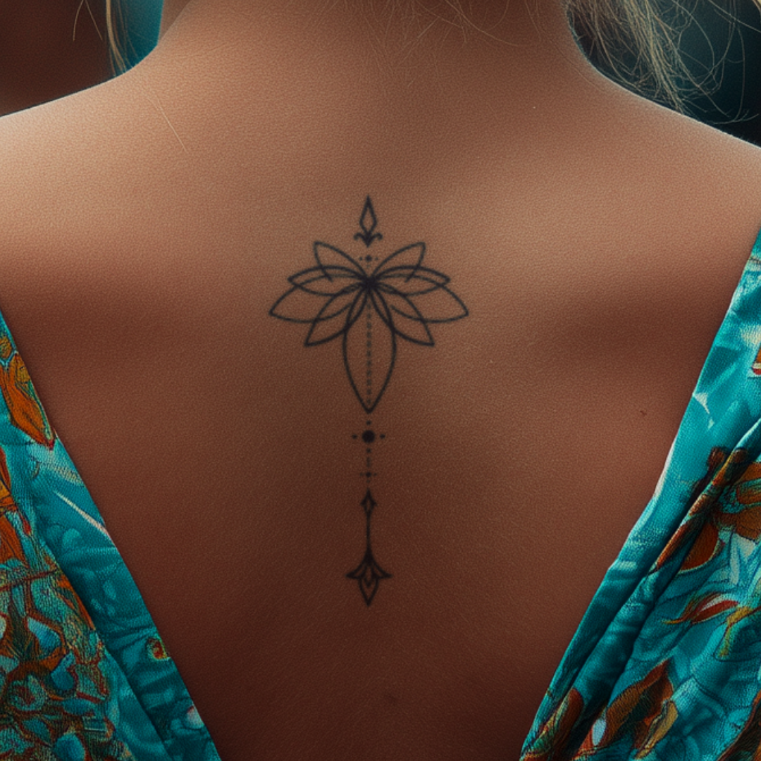 Lotus Hanging Tattoo