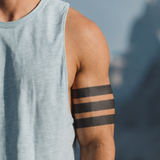 Bold Stripes Band Tattoo