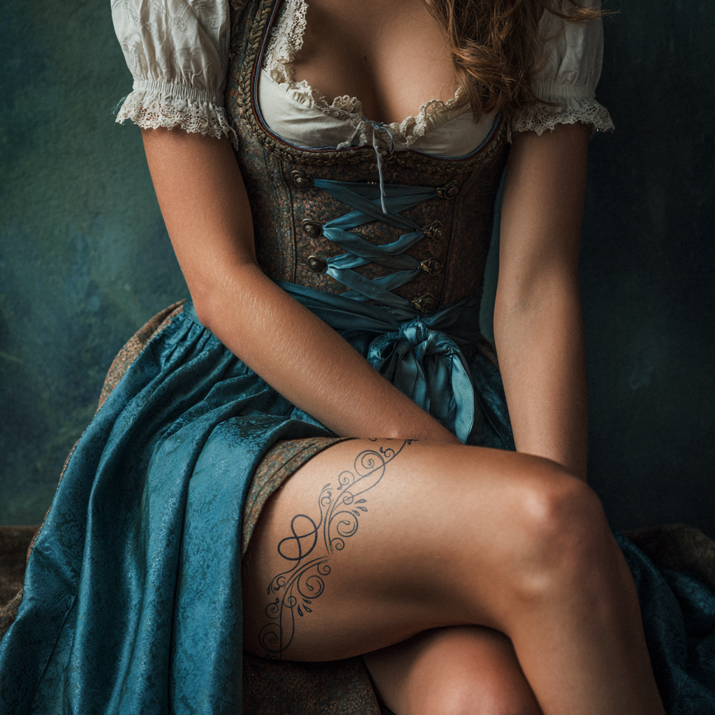 Brezn-Girlande Tattoo