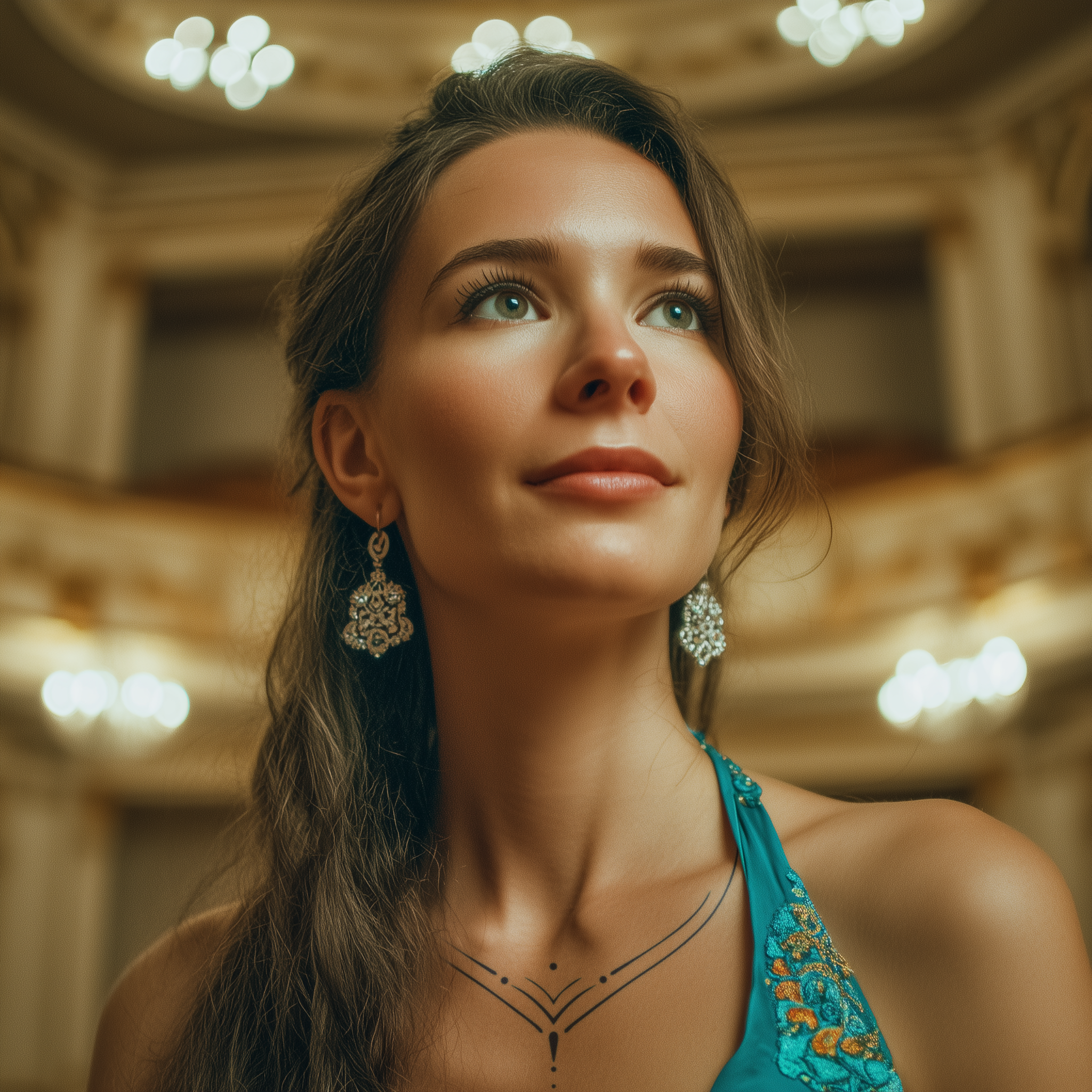 Elegant Neckless Tattoo